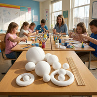 Solar System Model Kit DIY Solar Model Set Easy to Color Toy for Kids, Teachers