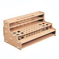 Multi-Slot Design Model Building Tool Stand Easy Reach Model Tool Rack Space-Saving Tweezer and Plier Stand Desktop Organizer for Hobbyists, Workbench