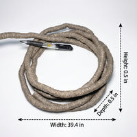 Snake Accessories for Vivarium, Humidity Resistant Vine, Sagging Resistant Bark-Textured Soft Artificial Branch for Climbing Reptiles, 1m