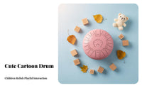 13 Tcompletes Bear-Themed Slit Drum Beginner Friendly Percussion Instrument Ethereal Sound Educational Toy Easy to Play for Beginners, Children, Meditation, Relaxation, Music Education, Outdoor