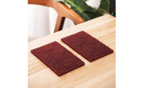 Abrasive Polishing Sheet Maroon Abrasive Sheets Thick for Potters