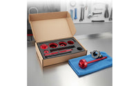 Multi Size Adapters Bike Frame Bottom Bracket Press Tool Hand Crank Handle Bottom Bracket Install Tool Anodized Aluminum Bottom Bracket Press Long-Lasting for Cyclists, Garage