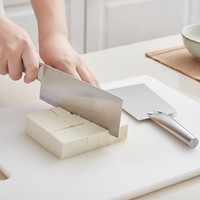 Long Handle Stainless Steel Tofu Cutting Knife for Commercial and Home Use