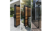 Electrophoresis Finish Sliding Gate Guide Kit Heavy Duty Sliding Gate Kit Easy to Install Rust Proof