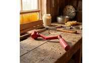 Honey Extractor Crank Handle Cylindrical Grip Red Crank Handle Angled Arm