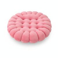 Round Biscuit Cushion Padded Cookie Chair Pad Cute Shape
