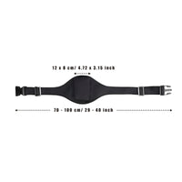 Waterproof Running Belt Bag Sleek Waist Bag with Adjustable Straps Slim Waist Pack with Adjustable Strap Handsunrestricted for Runners, Coaches, Workouts, Marathons