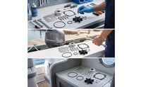 Outboard Water Pump Repair Kit 115/130HP 6N6-W0078-00 Compatible Water Pump Impeller Repair Kit Stainless Steel for Boat Owners