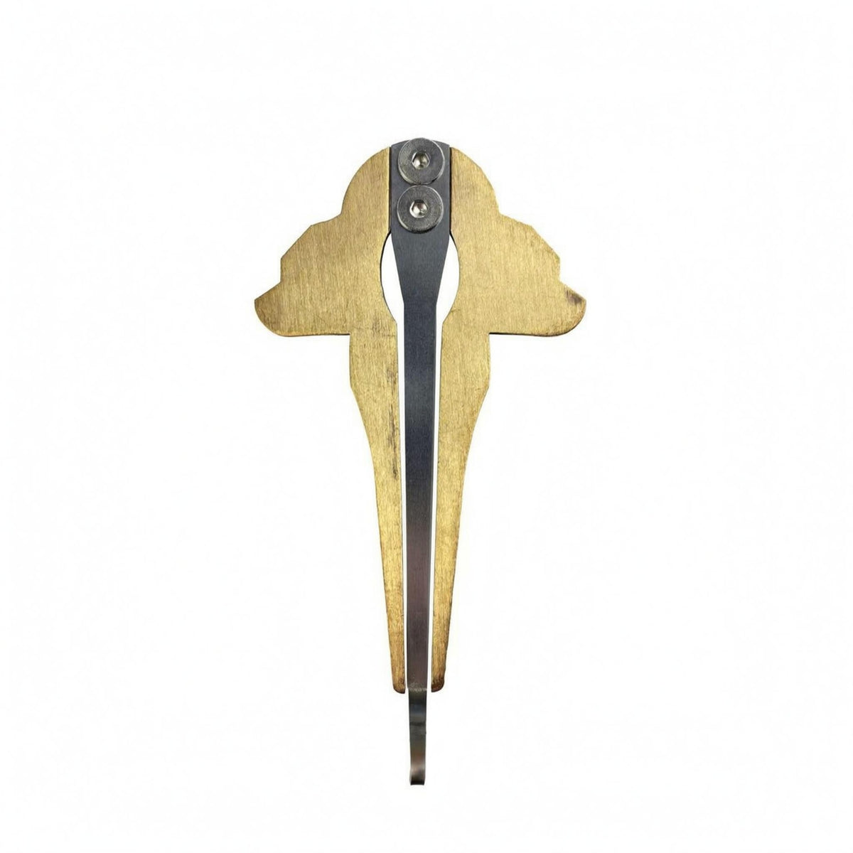 Screw-Fixed Vibrating Strip Brushed Metal Mouth Harp Silver-Toned Finish Metal Mouth Harp Short Playing End Vargan Compact