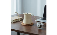 Precise Flow Control Gooseneck Coffee Kettle Anti-Rust Gooseneck Kettle Ergonomic Handle Hand Pour-over Coffee Pot Easy to Clean for Baristas, Home Brewers, Cafe, Office