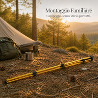 Automatic Hydraulic Pop-Up Tent Pole Kit for Outdoor Camping