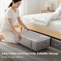 Flat Underbed Chest Sturdy Handles closureed Underbed Chest double closures