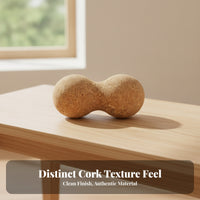 Textured Cork Peanut Massage Ball Uncoated Peanut Massage Ball Grip Fitness Gear Handheld