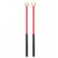 Mallets with Felt Heads Low-Register Timpani Mallets Soft Percussion Sticks for Percussionists, Drummers, Performance, Rehearsal