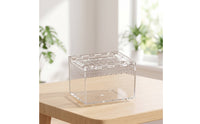 Reptile Enclosure with Attractive Sliding Lid Ventilated for Desktop, Hobbyists
