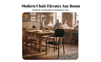 High-Resilience Cushion Mahjong Chair Reinforced Legs Padded Backrest Armchair Variety of Design S Metal Frame Utility Chair for Adults, Seniors, Restaurant Owners, Game Room, Home