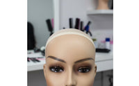 Mannequin Head with Shoulders Pierced Ears Hairpiece Display Head Mountable Base Realistic Display Bust for Retail Store