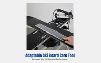Acrylic Ski Wax Scraper, Snowboard Maintenance Tool, Ski Accessory, Random Design