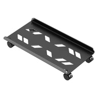 Computer Case Stand Rolling PC Floor Stand with Wheels Ventilated Mobile Cart for Study Room