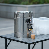 Stainless Steel Thermal Barrel Easy to Clean Stainless Steel Insulated Barrel Insulated Food Carrier Portable for Caterers