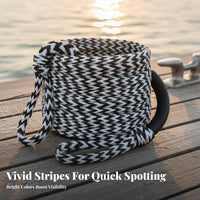 Aquatic Activities Tow Rope Sturdy Duty Towable Tube Rope Boat Tow Harness Wear Resistant High Visibility for Families, Tubing