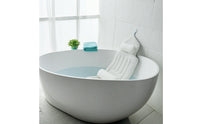 Ergonomic Full Body Bath Pillow Non-Slip Bathtub Pad with Neck Pillow for Adults