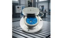 Circular Bubble Level Brushed Silver Round Bubble Level Precision for Cranes