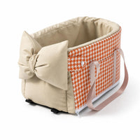 Padded Soft Sided Pet Carrier Patterned Car Seat Carrier Lined