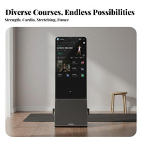 Full Body Training Smart Fitness Mirror HD Tap-Screen Smart Gym Mirror 4K Touchscreen Display Digital Home Gym Installation-Complimentary & Movable for Beginners, Families, Apartment Living