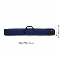 3/4 Jointed Cue Bag Portable 1/2 Jointed Cue Case Large Capacity Snooker Storage Bag for Travel