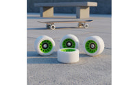 Four-Wheel Skate Wheel Wear Resistant Double Row Skate Wheel 95A Hardness for Street Skaters, Outdoor, Parks