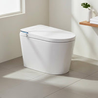 Foam Barrier Smart Toilet Instant Heating Single-Piece Smart Toilet No Water Pressure Limit Auto Flush for Women, Elderly