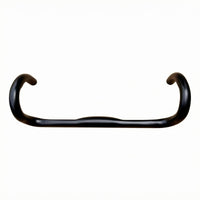 Black Road Bike Drop Handlebar Matte Finish 31.8 Mm Drop Handlebar Single-Piece Round Tube