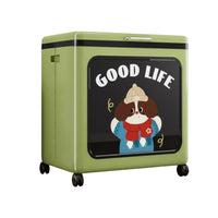 Large Capacity Foldable Frontopening Box hinged lid Toy Chest foldable Design Organizer container flexible for Families, Parents, Living Room, Playroom, Bedroom, Nursery