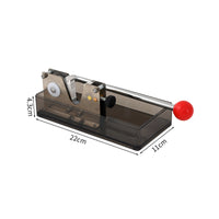 Stainless Steel Manual Nutcracker Long Handle Adjustable Nutcracker Metal Lever Manual Nut Sheller Transparent Base