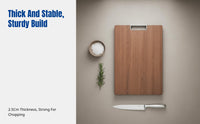 Antibacterial Walnut Cutting Board, Microbial Resistant, Thickened, Dense Wood, Kitchen Chopping Board, Family Use