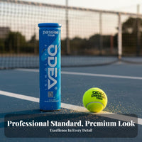 4 Balls Long-Lasting Pressure Tennis Balls Long-Lasting Tennis Ball Professional Grade for Athletes, Beginners, Training, Outdoor Courts