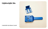 ABS Plastic Handheld Doweling Jig Portable Straight Hole Drilling Easy To Use for Cabinet Makers, Furniture Making, Workshop, Garage