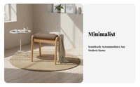 Stackable Design Cushioned Long Stool Modern Minimalist Design Cushioned Dining Bench Comfortable Cushioning Household Furniture High-Elasticity Sponge Cushion for Apartment Dwellers, Homeowners, Families, Study Room, End of Bed, Bedroom, Entryway