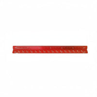 Multifunctional Aluminum Architect Scale Long-Lasting Triangular Scale Ruler Laser Engraved Drafting Supply Portable for Architects, Engineers, Students