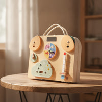 Travel Calendar Board with Accessories Portable Weather Board with Slider Educational Toy Interactive for Preschoolers, Kids, Toddlers, Home, Classroom