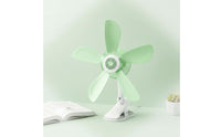 Attach on Fan Versatile Mounting Desk Attach Fan Cooling Appliance Adjustable Angle Easy to Clean for Office
