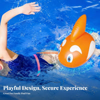 Aquatic Swim Ming Buoy Quick Inflate Aquatic Swim Buoy Buoyant Inflatable Tow Float for Adults, Triathletes, Triathlons, Lakes, Snorkeling
