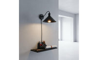 Folded Rim E27 Replacement Lampshade Retro Industrial Cone Lamp Shade DIY Friendly Industrial Design Light Shade Heat Resistant for Bar