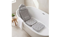 Bathtub Cushion with Headrest Anti-Slip Bathtub Mattress with Suction Cups for Adults, Home Spa