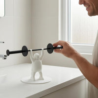 Sculpture-Style Toilet Tissue Holder Athletic Figure Decorative Toilet Tissue Stand