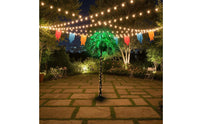 Tropical Design LED Palm Tree Lamp Eye-Catching Glowing Coconut Tree Waterproof Power Interface Party Decor Timer Switch for Event Planners, Hotel Owners, Poolside, Patio, Garden