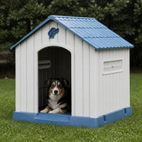 Outdoor All-Season Dog House for Medium to Large Dogs - Weatherproof & Insulated Pet Shelter