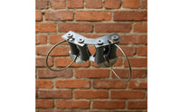 Curved Wire Frame Bridge-Style Line Guide Screw Mounted Two Roller Line Guide Compact