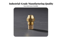 Fine Atomization 60 Degree Burner Nozzle Precision Machined Ethanol Fuel Nozzle for Industrial Burners, Misting Systems